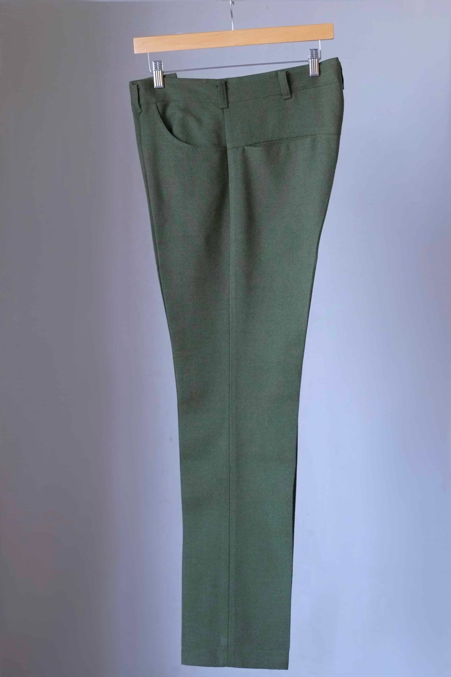 LEE 70's Vintage Slacks hunter green on hanger