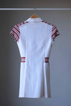 Vintage Red and White Tennis Dress