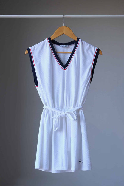 V-neck 80's Tennis Dress