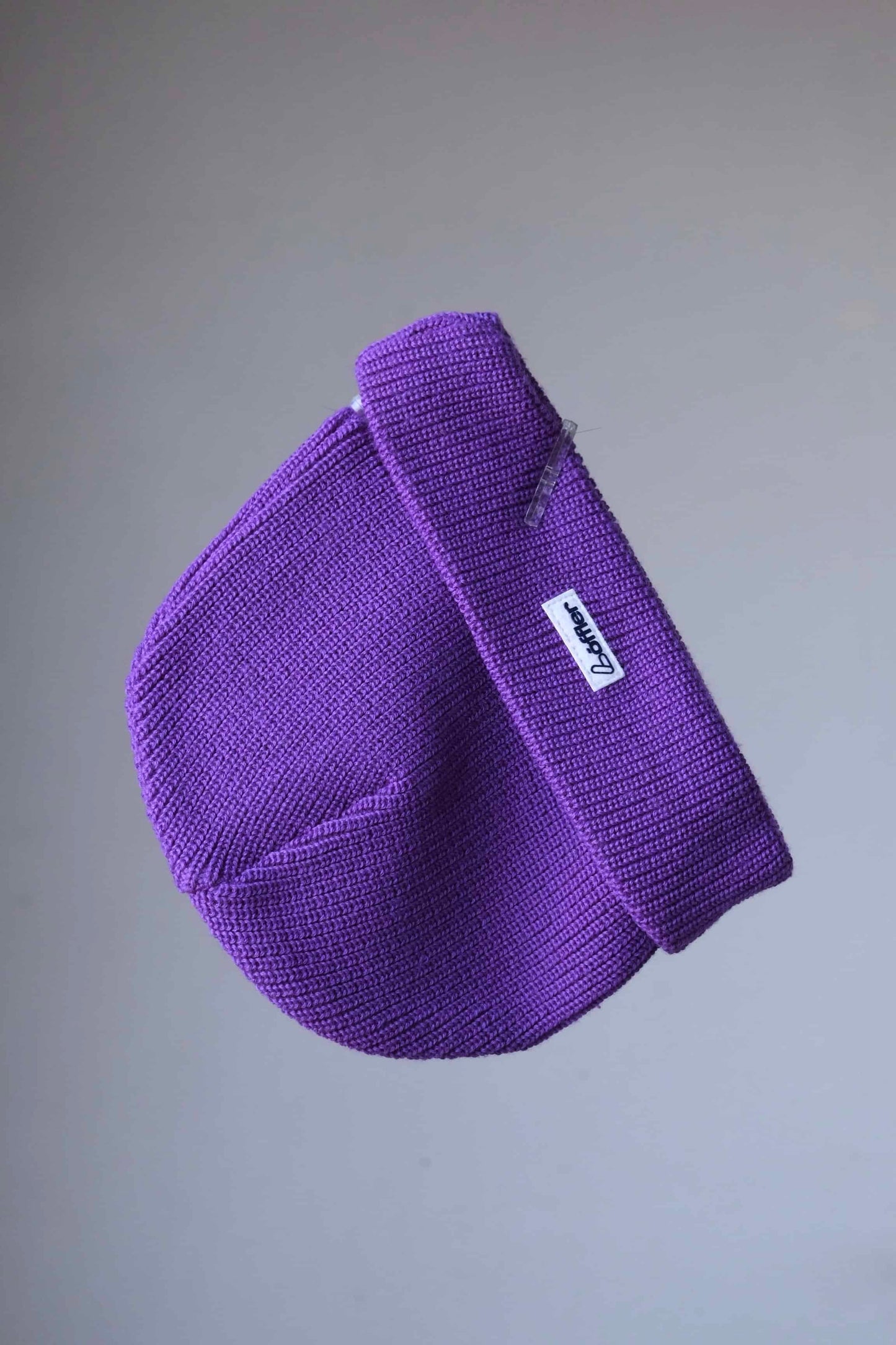 LÖFFLER 90's Purple Chunky Beanie