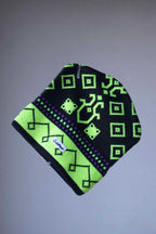 LÖFFLER Vintage 90's Ski Hat black and neon yellow