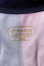 Close up of the size label of Lotto Genoa CFC 2012-13 Home Jersey.