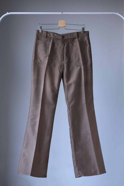 LUCKY PARIS Vintage Wide Leg 70's Brushed Denim Pants