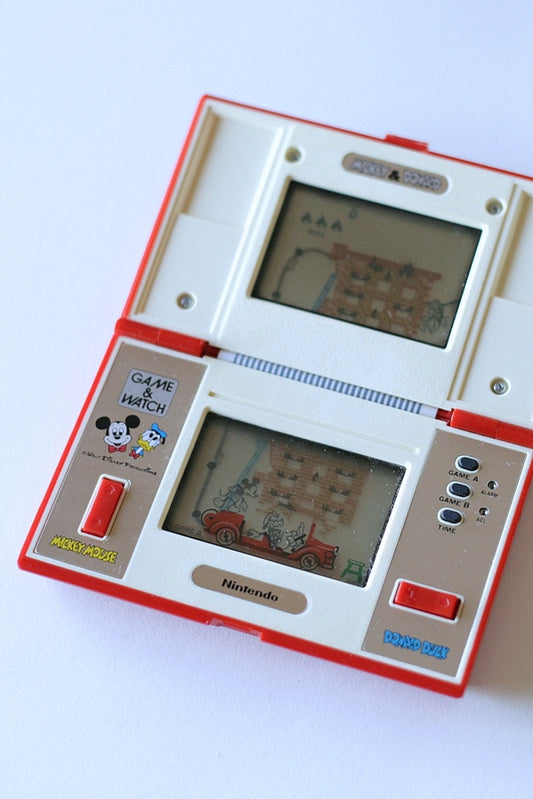NINTENDO Game & Watch Mickey & Donald open case