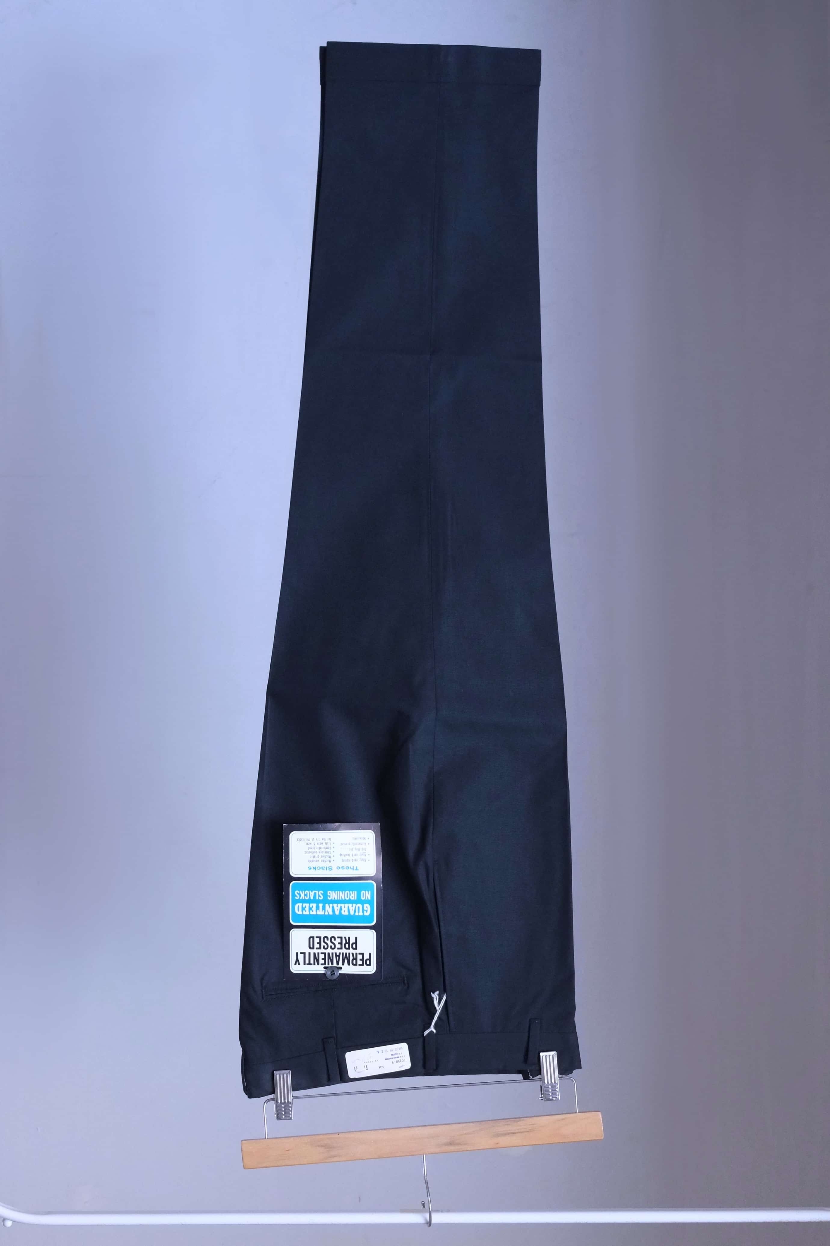 Vintage 60s/70s Permanent Press Slacks | Tapered & Cuffed