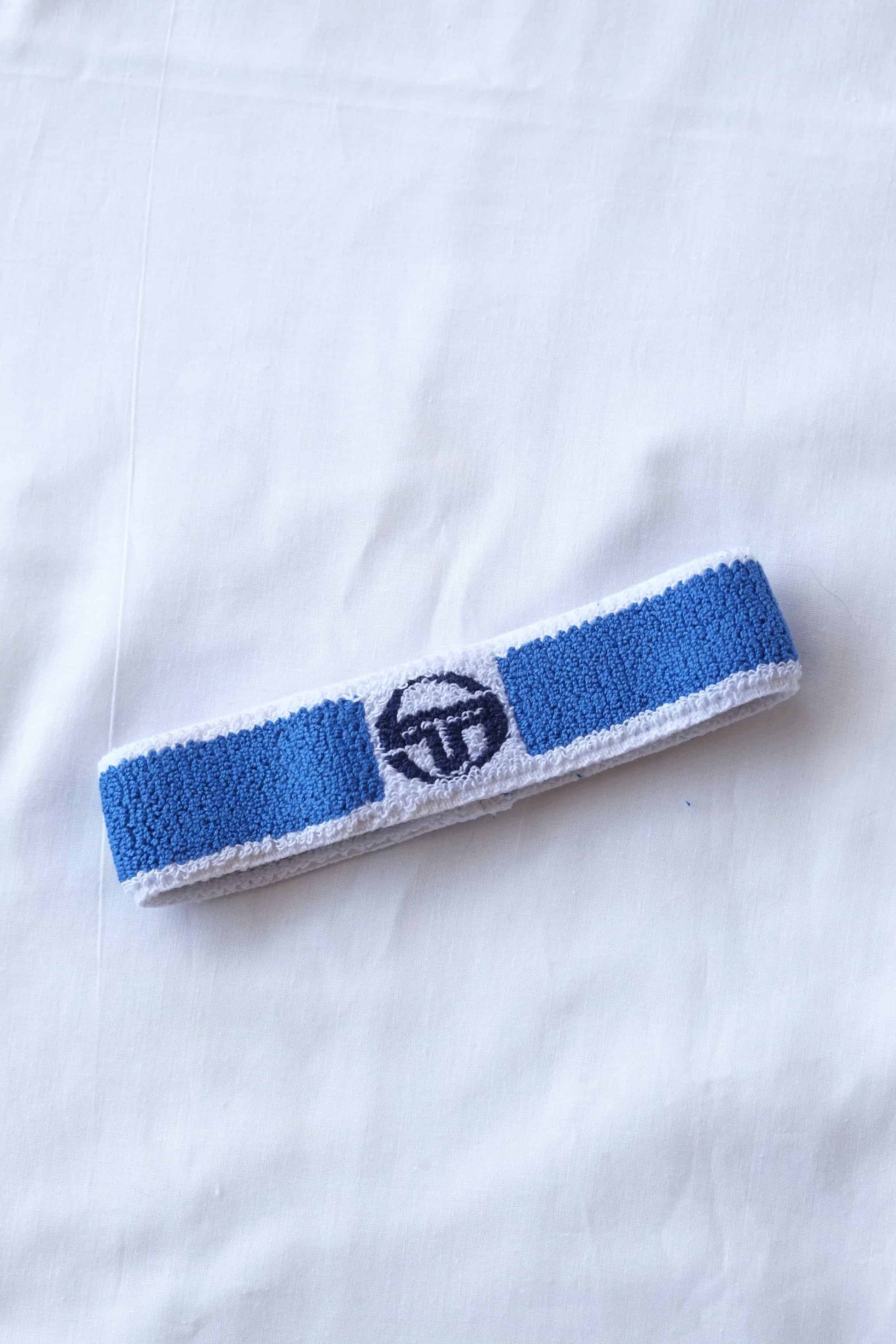 Vintage Sergio Tacchini Headband white and blue