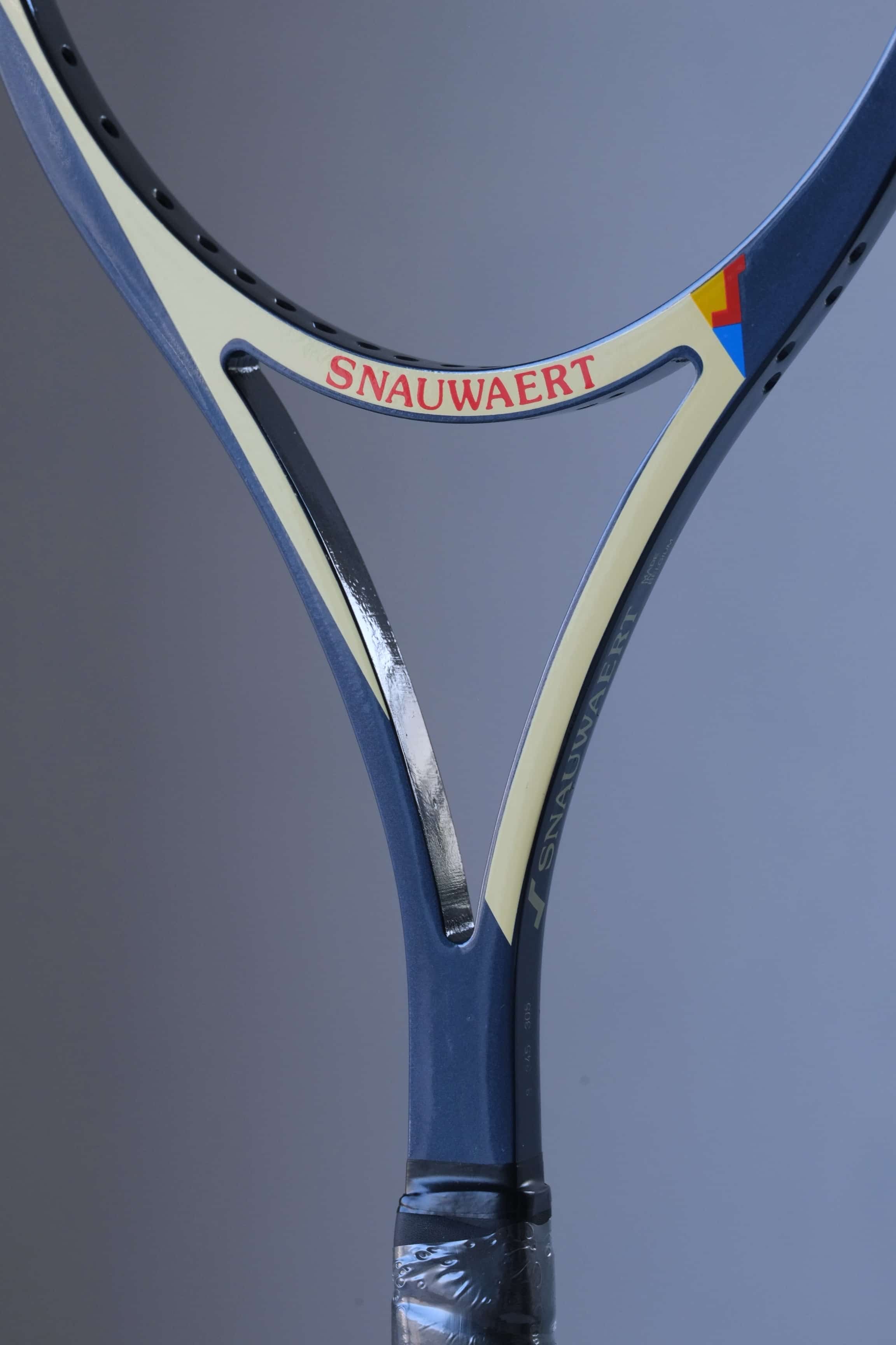 SNAUWAERT Vitas Gerulaitis Tennis Racquet throat close up
