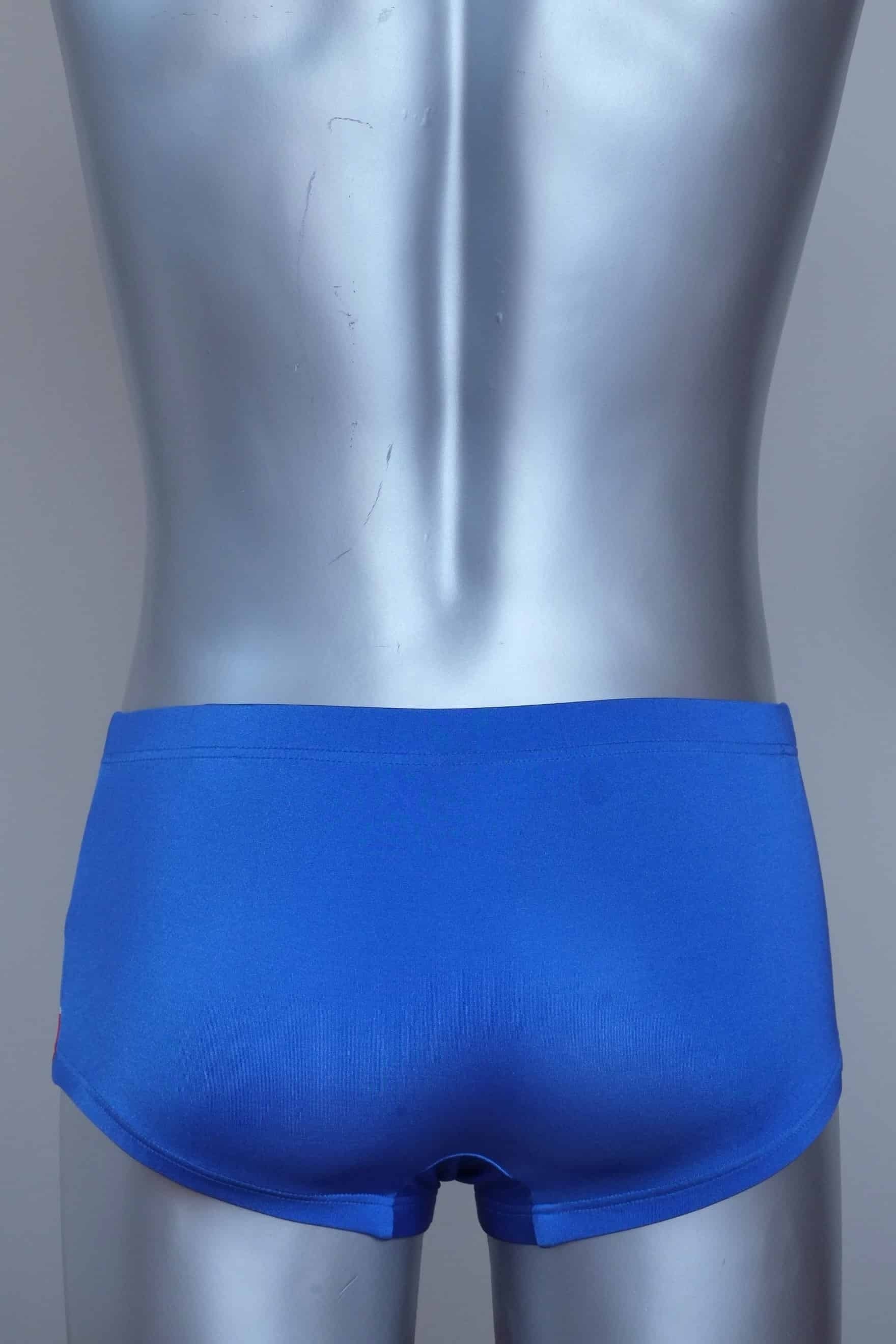 SOLAR Vintage 80s Square Cut Swim Briefs – Geometric Panel