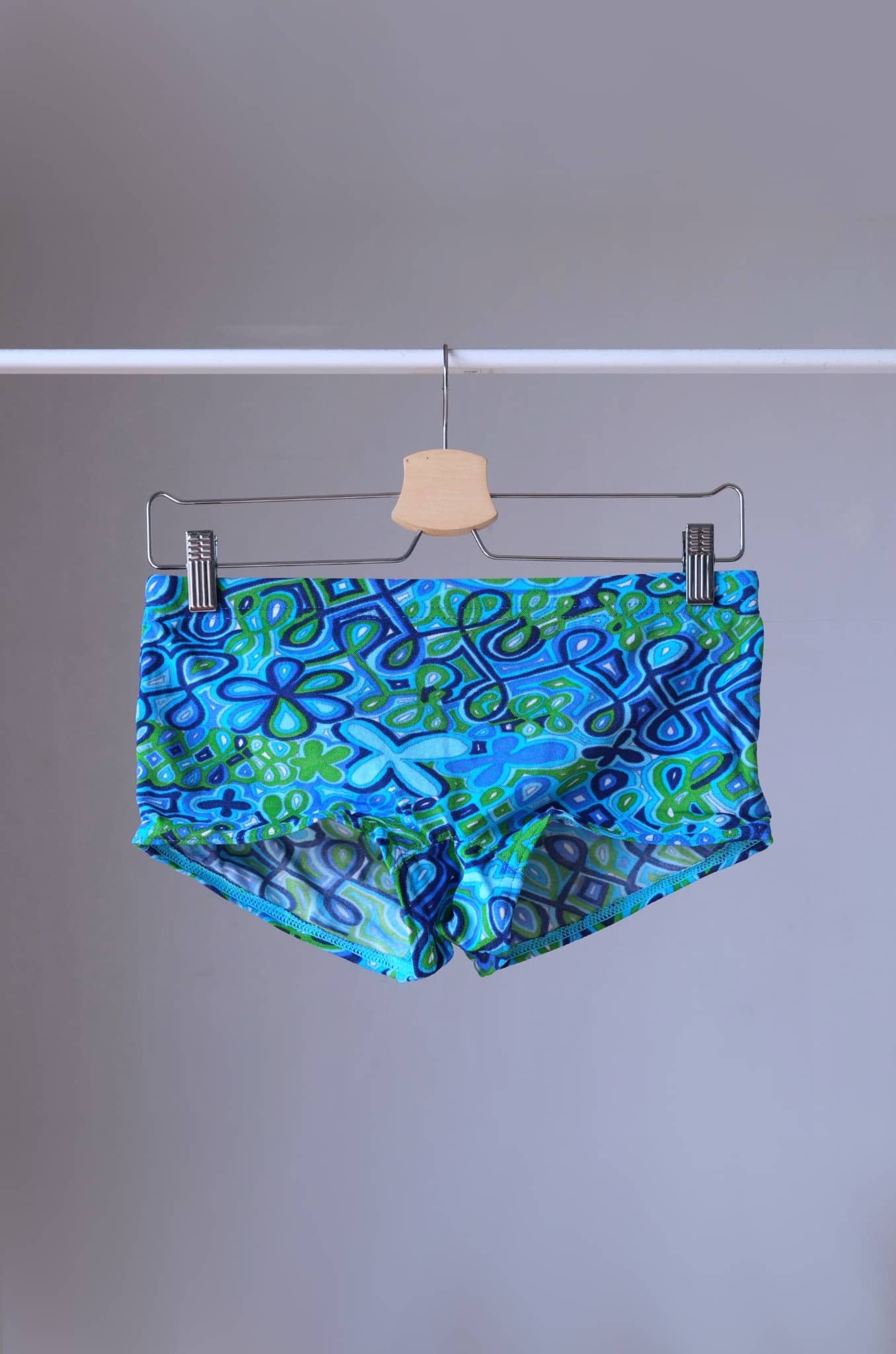 TROPIC Vintage 70's Psychedelic Men's Swim Trunks - Retro Swimwear