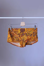TROPIC Vintage 70's Psychedelic Men's Swim Trunks - Retro Swimwear