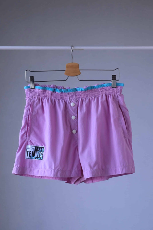 VÖLKL Vintage Women's Tennis Shorts in lavender pink