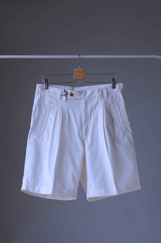 Vintage ELLESSE Men's Bermuda Shorts on hanger