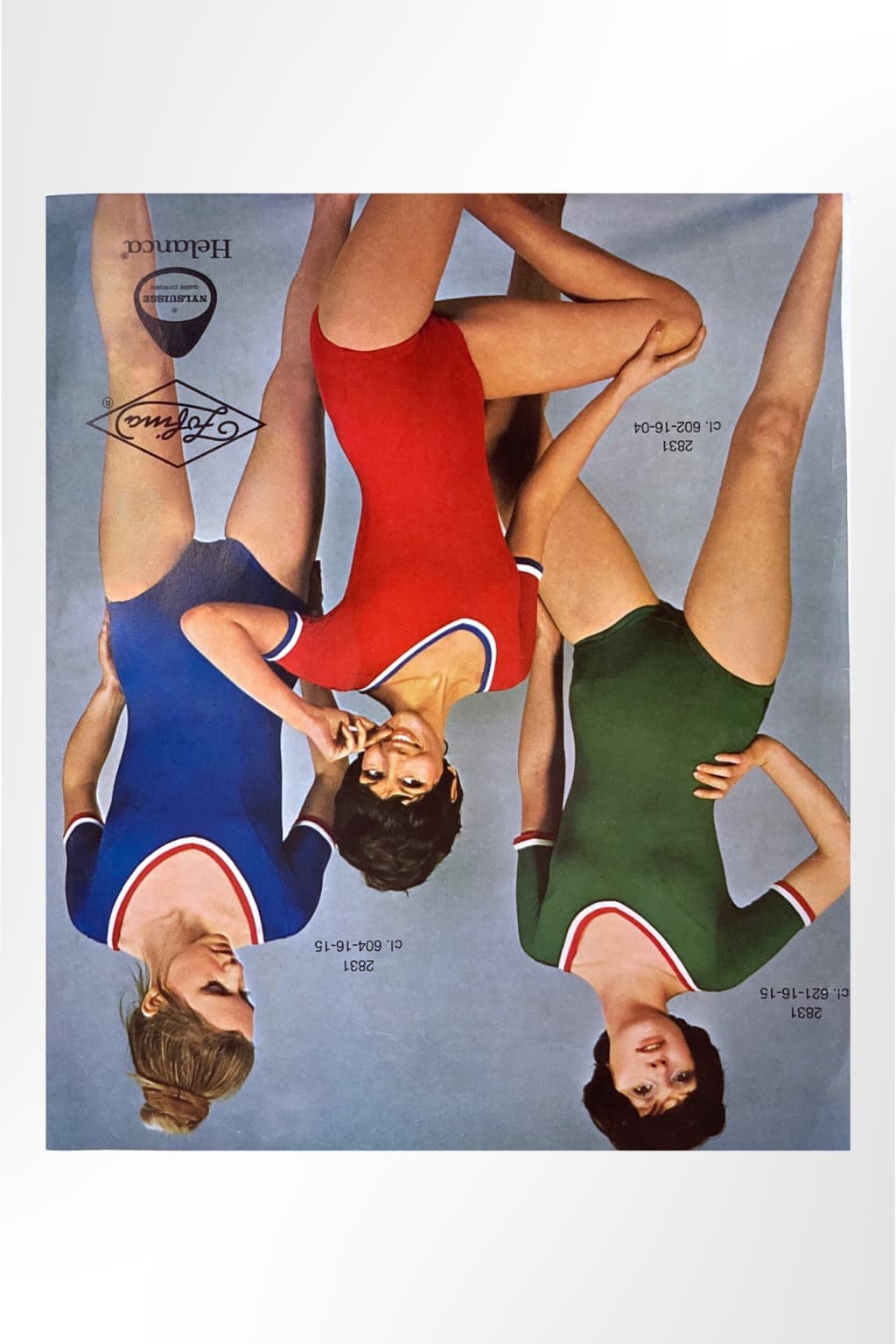 ZOFINA Vintage 70s Short Sleeves Leotard