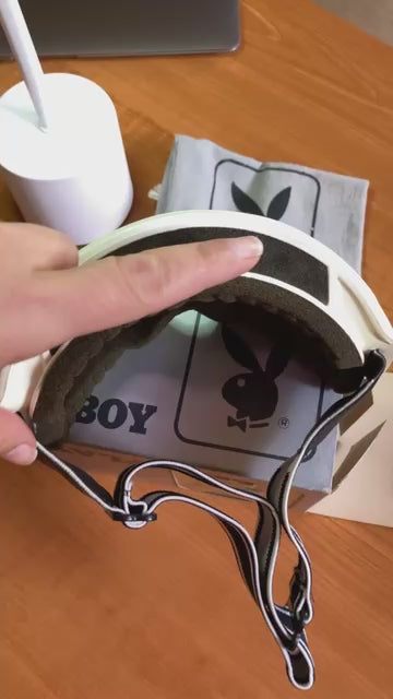 video showing a person testing the foam around the frame