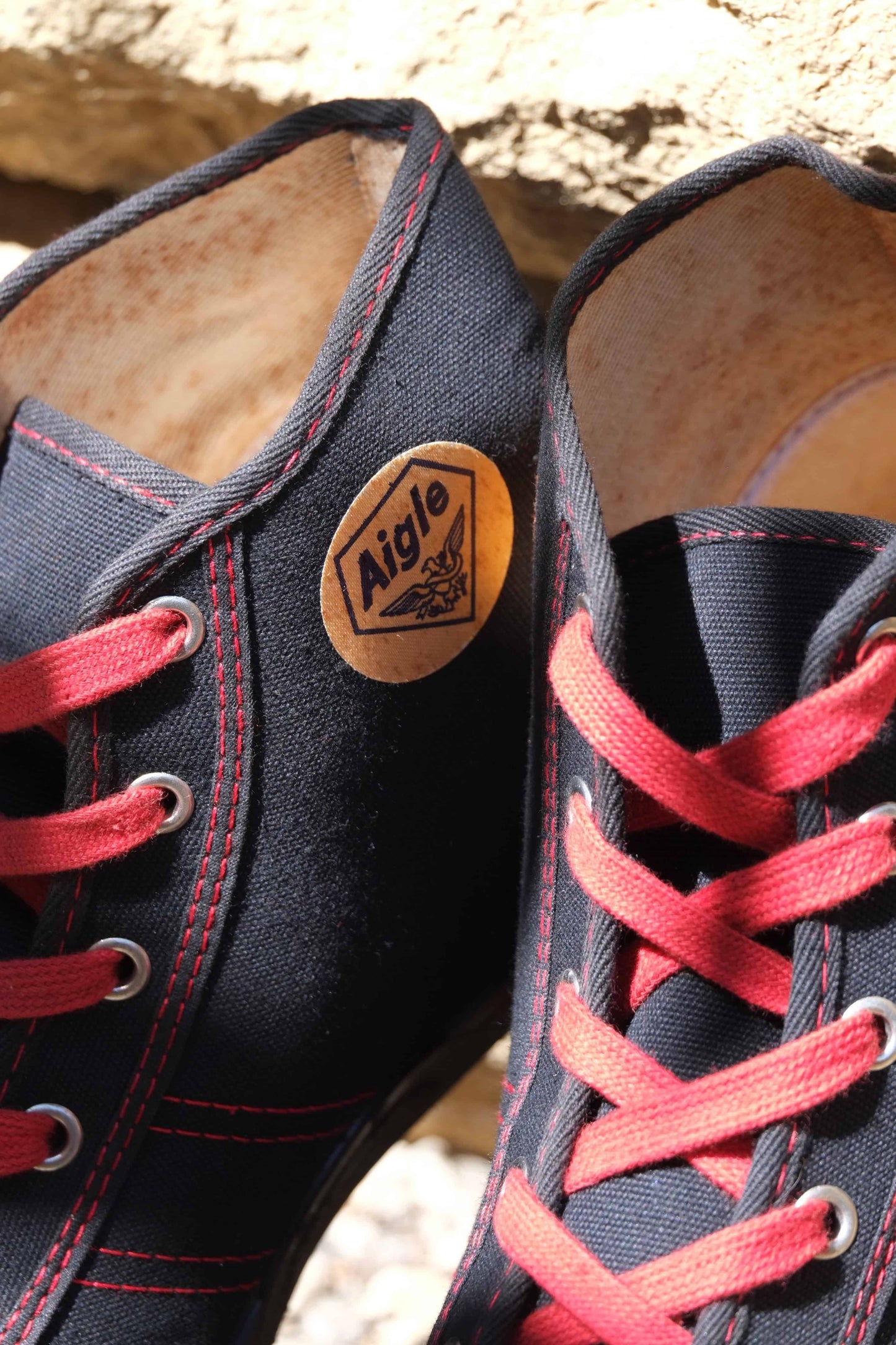Vintage Aigle Hutchinson 60's Sneakers detail
