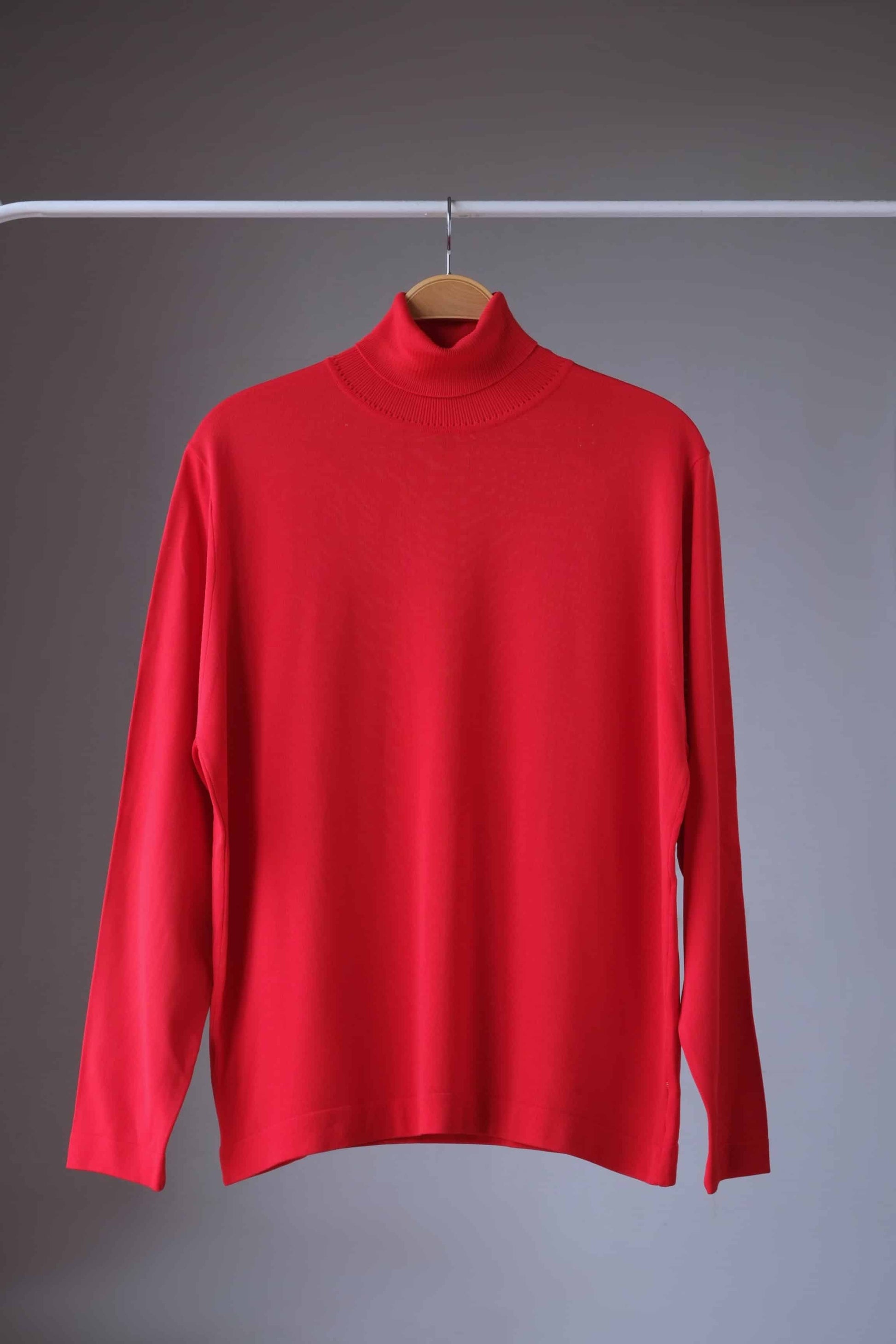 Rollneck 70's Sweater red