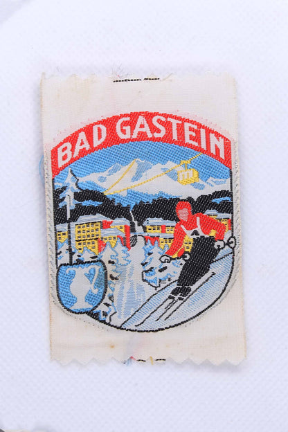 Vintage BAD GASTEIN AUSTRIA Embroidered Ski Patch