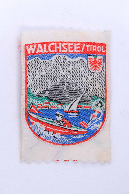 Vintage WALCHSEE AUSTRIA Embroidered Ski Patch