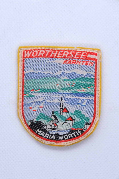 Vintage WORTHERSEE AUSTRIA Embroidered Ski Patch
