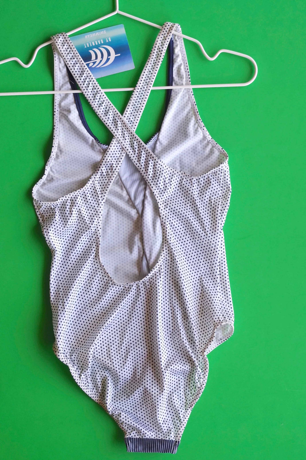 BARNERT 90's Polka Dots Swimsuit BACKSIDE