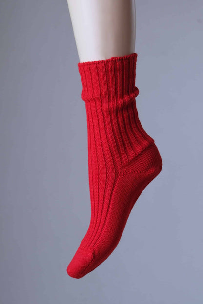 BONI Vintage 70's Wool Socks RED