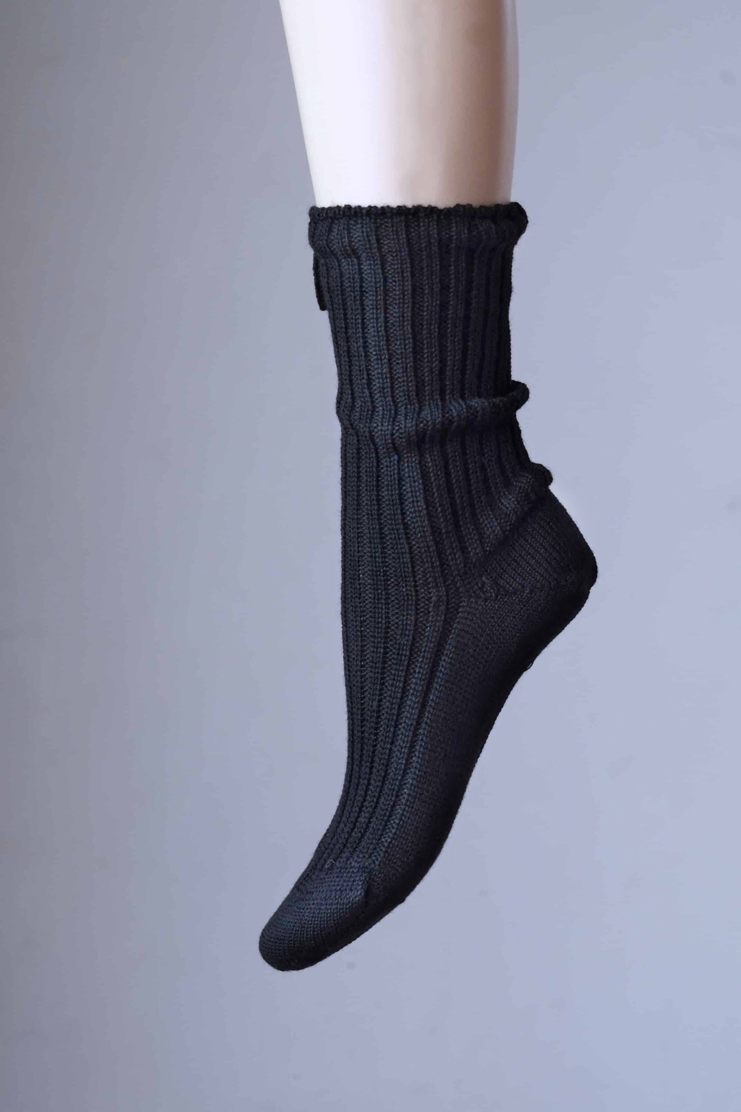 BONI Vintage 70's Wool Socks BLACK
