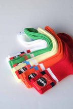 Vintage 70's Ribbed & Striped Wool Socks all colors