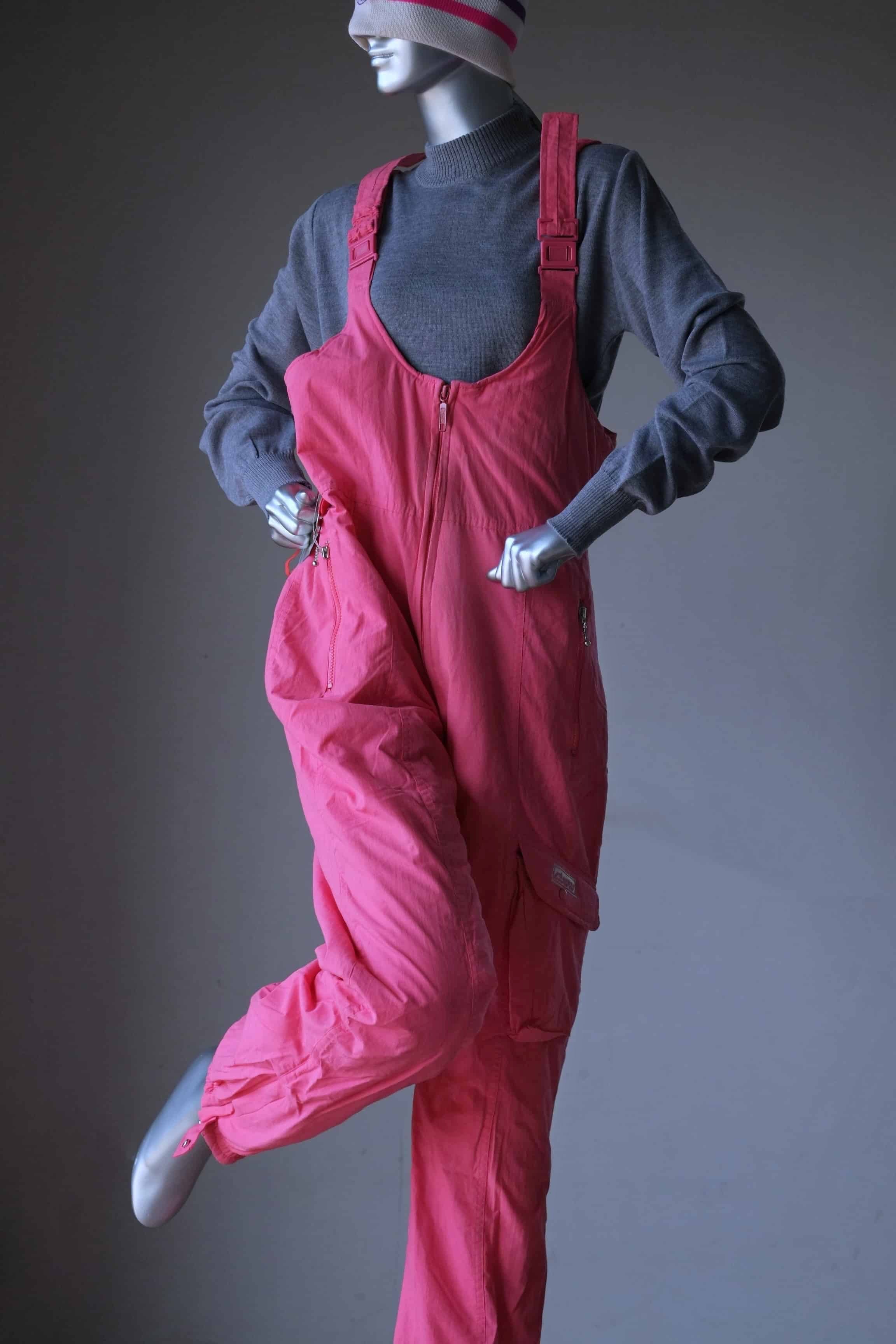  Vintage 90's Campri Ski Overalls pink