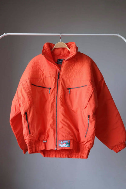 Vintage 90's Neon Ski Jacket orange