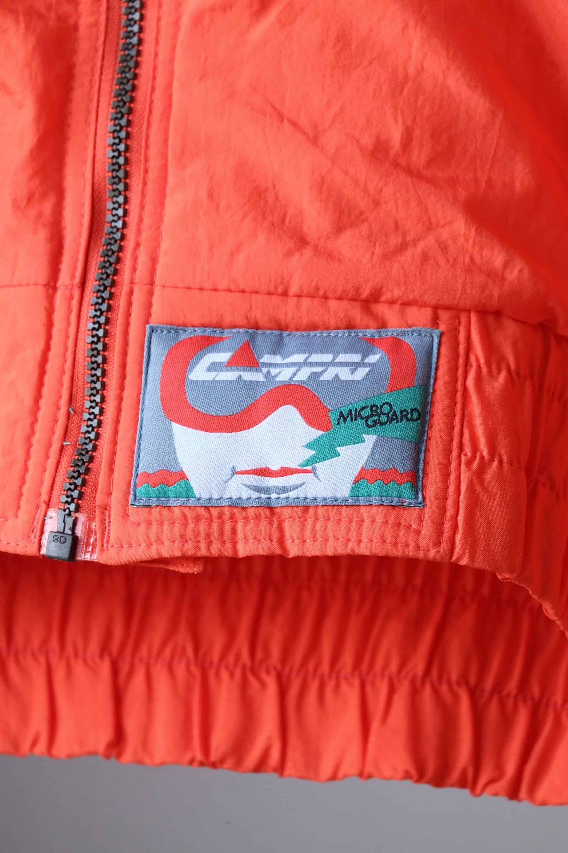 Vintage 90's Neon Ski Jacket detail