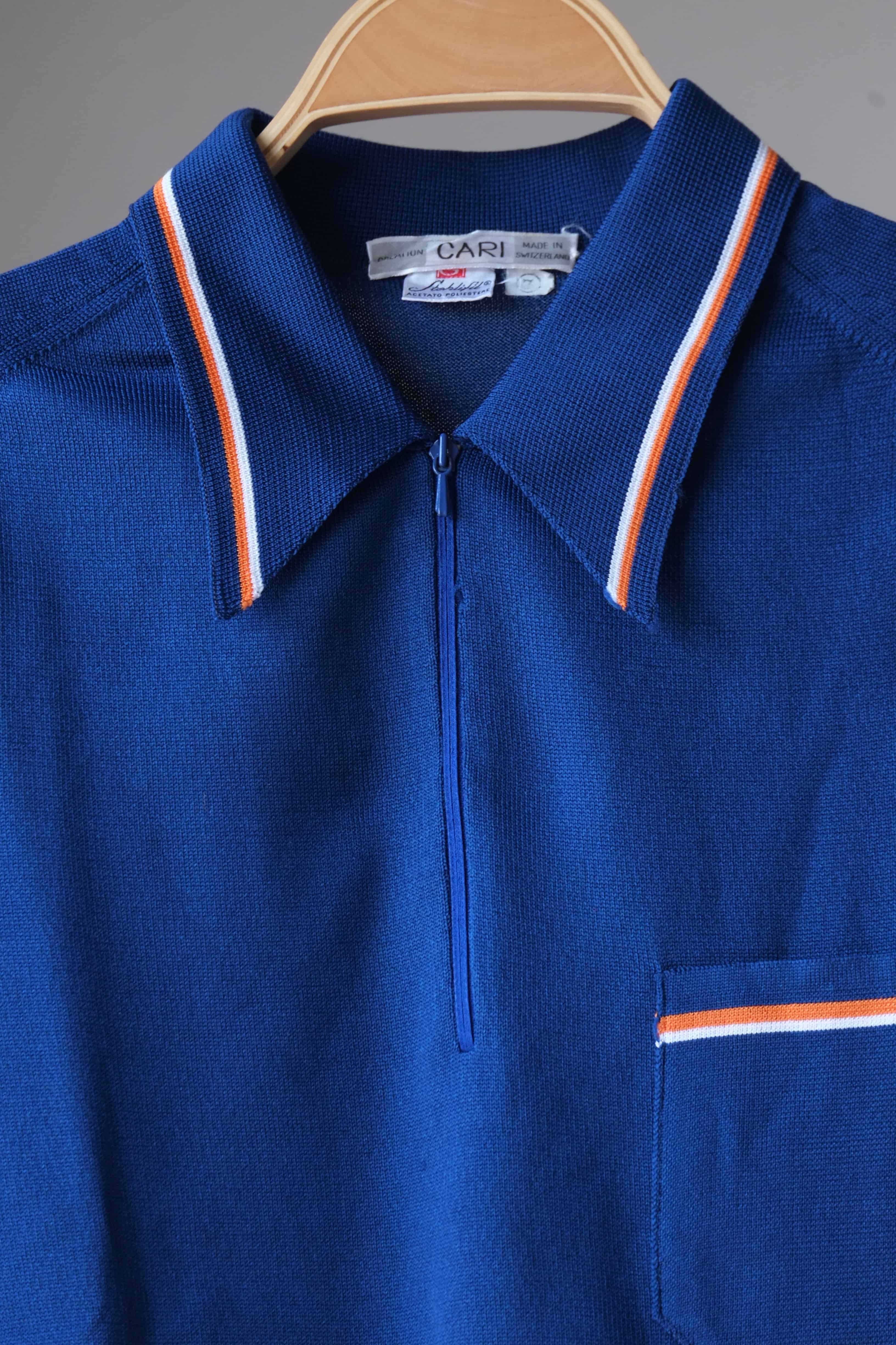 CARI 60's Zip-Neck Polo