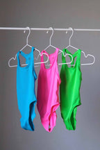 COLE of CALIFORNIA 90's Mini Neon Racer Swimsuit