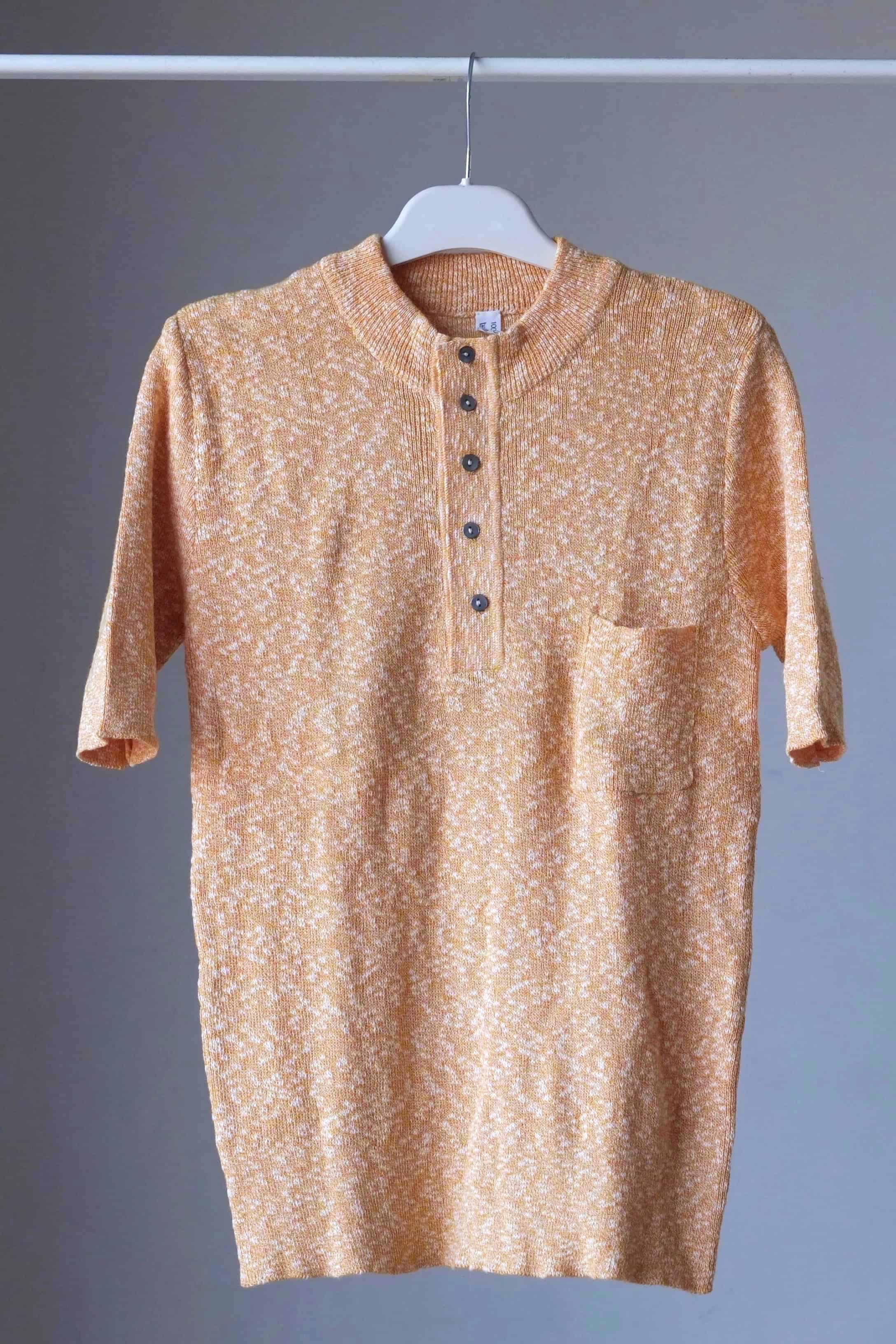 70's Women's Knitted Top melon color