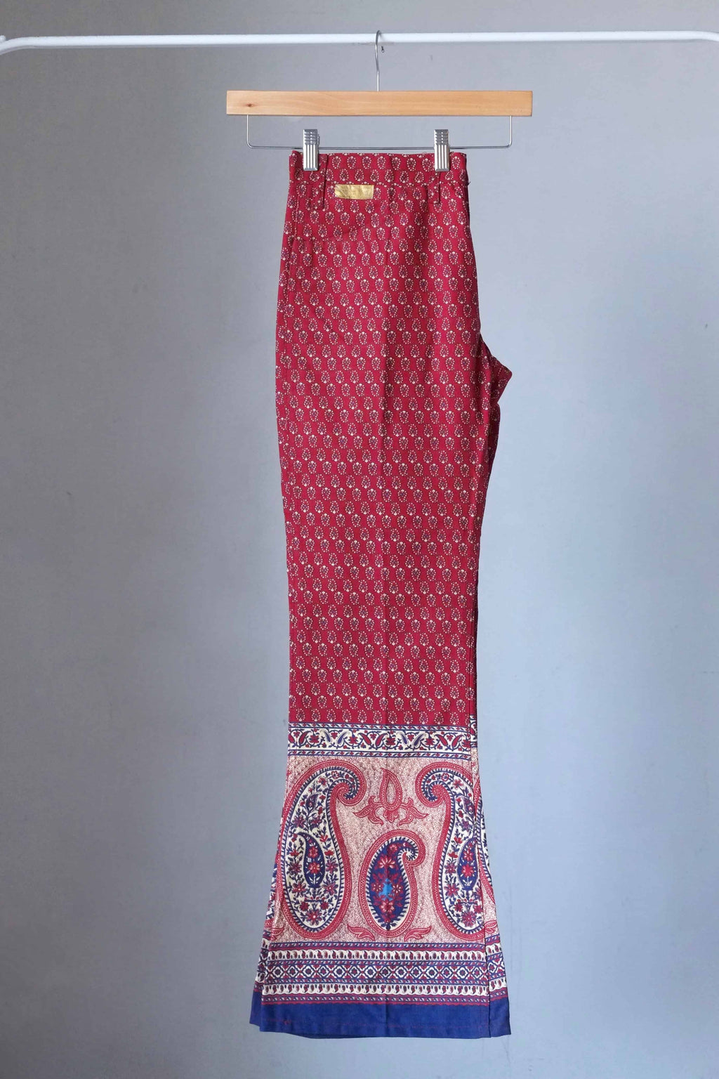 Vintage Paisley 70's Flare Bottoms