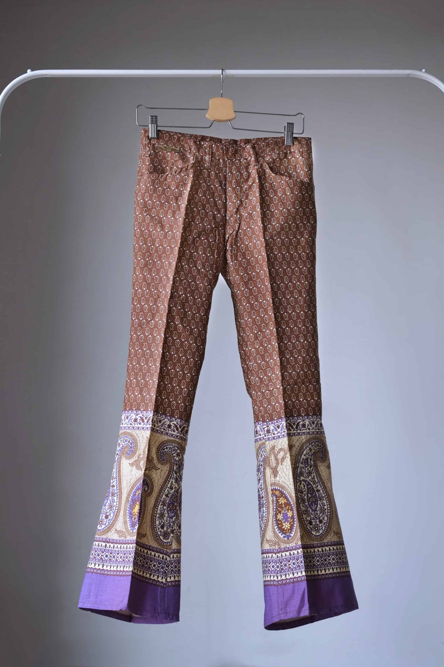 Vintage Paisley 70's Flare Bottoms