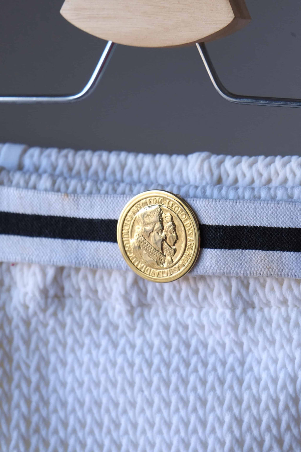 Rare 60's Knit Swim Briefs belt detail