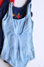 70's Terry Swimsuit backside