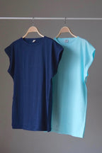 SCOOP NECK Cap Sleeves 90s T-shirt