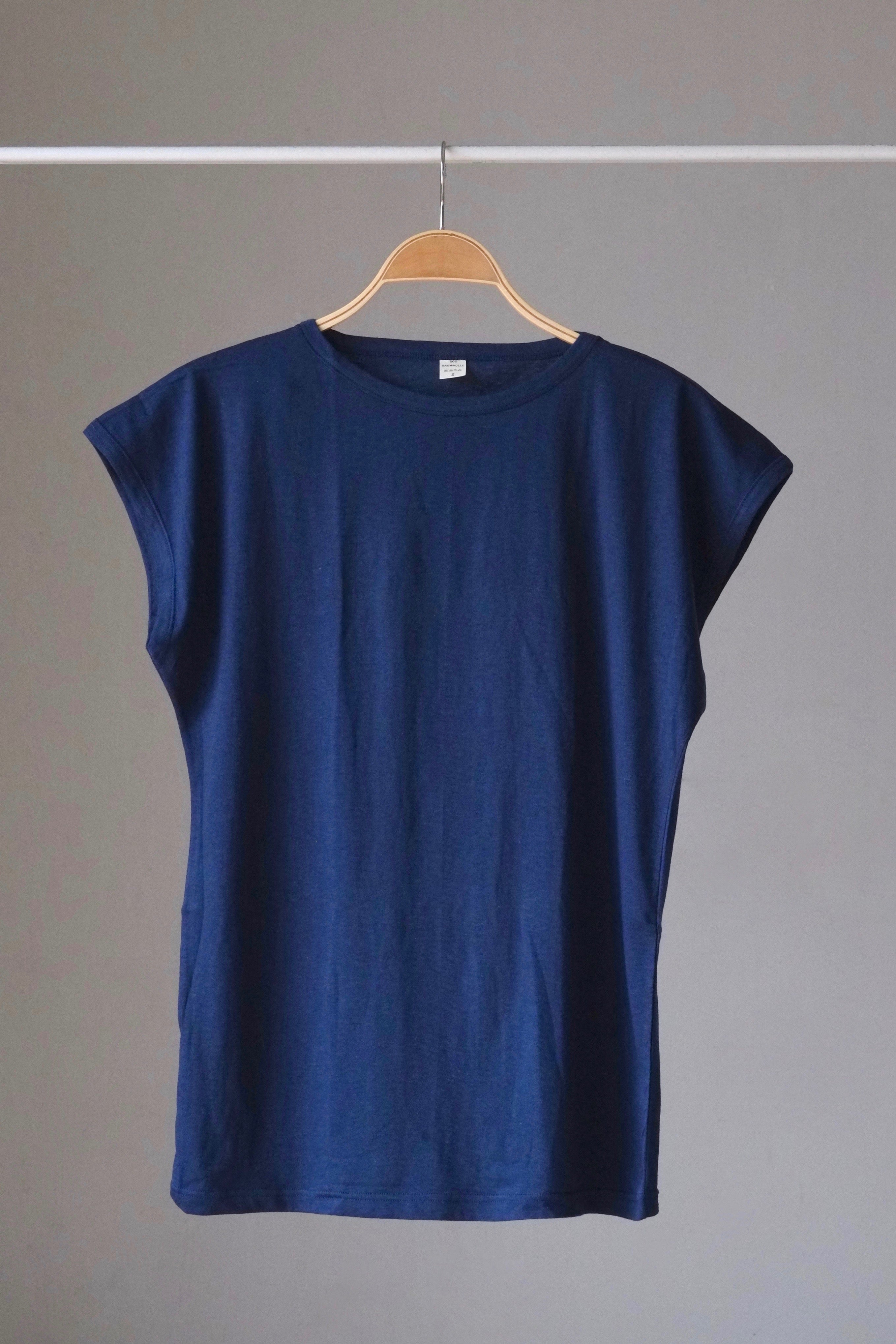 SCOOP NECK Cap Sleeves 90s T-shirt