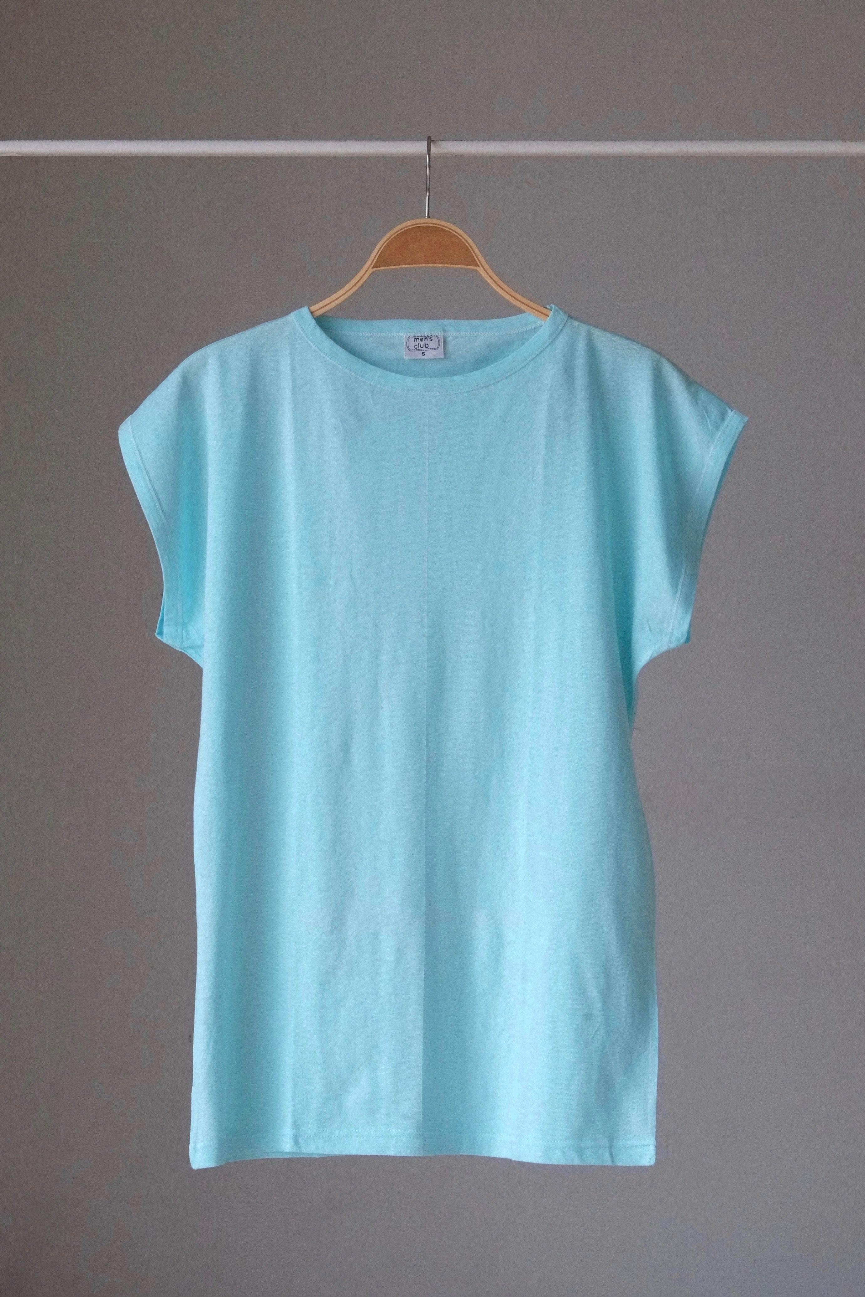 SCOOP NECK Cap Sleeves 90s T-shirt