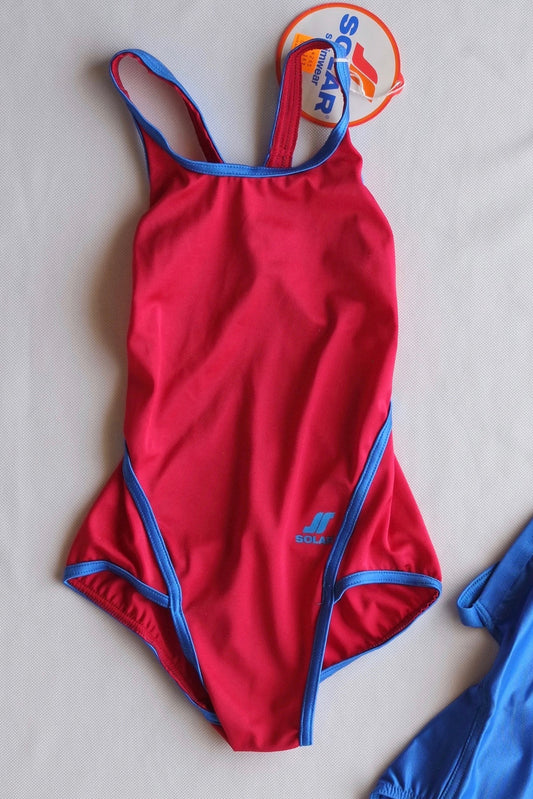 SOLAR 80's Kids Red Swimsuit