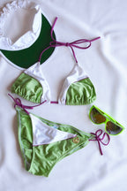 SOLAR Tri-Color Triangle 80's Bikini