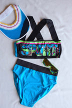 SOLAR Sport Bandeau 90s Swimsuit