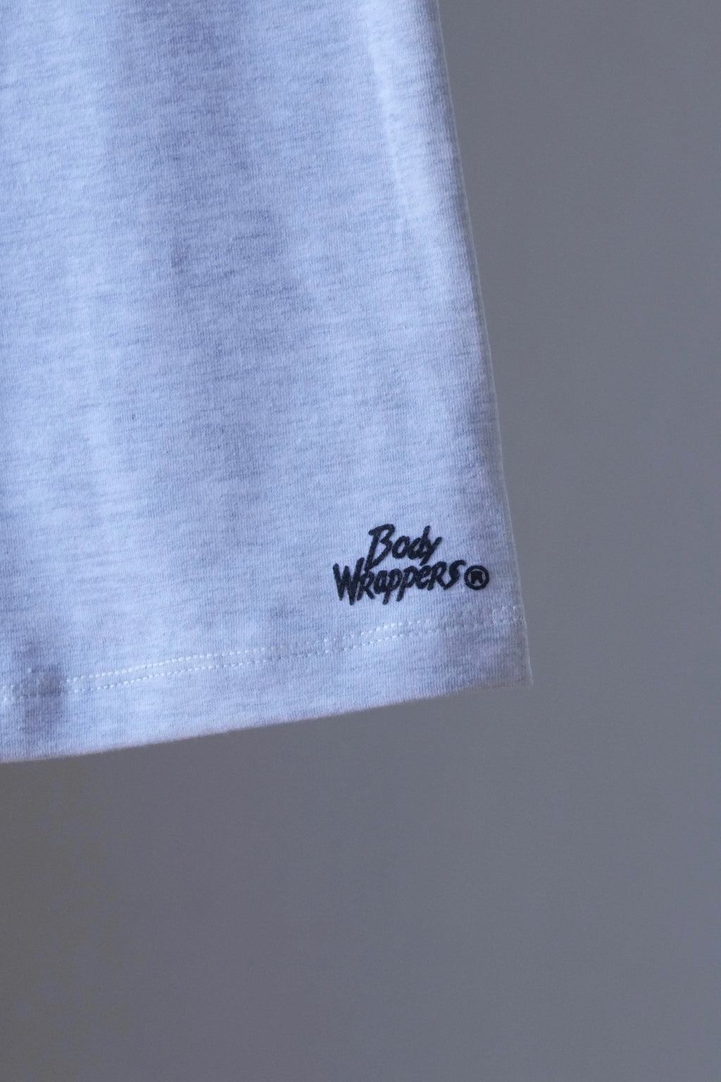 BODY WRAPPERS Vintage 90s Gray Cotton Bike Shorts