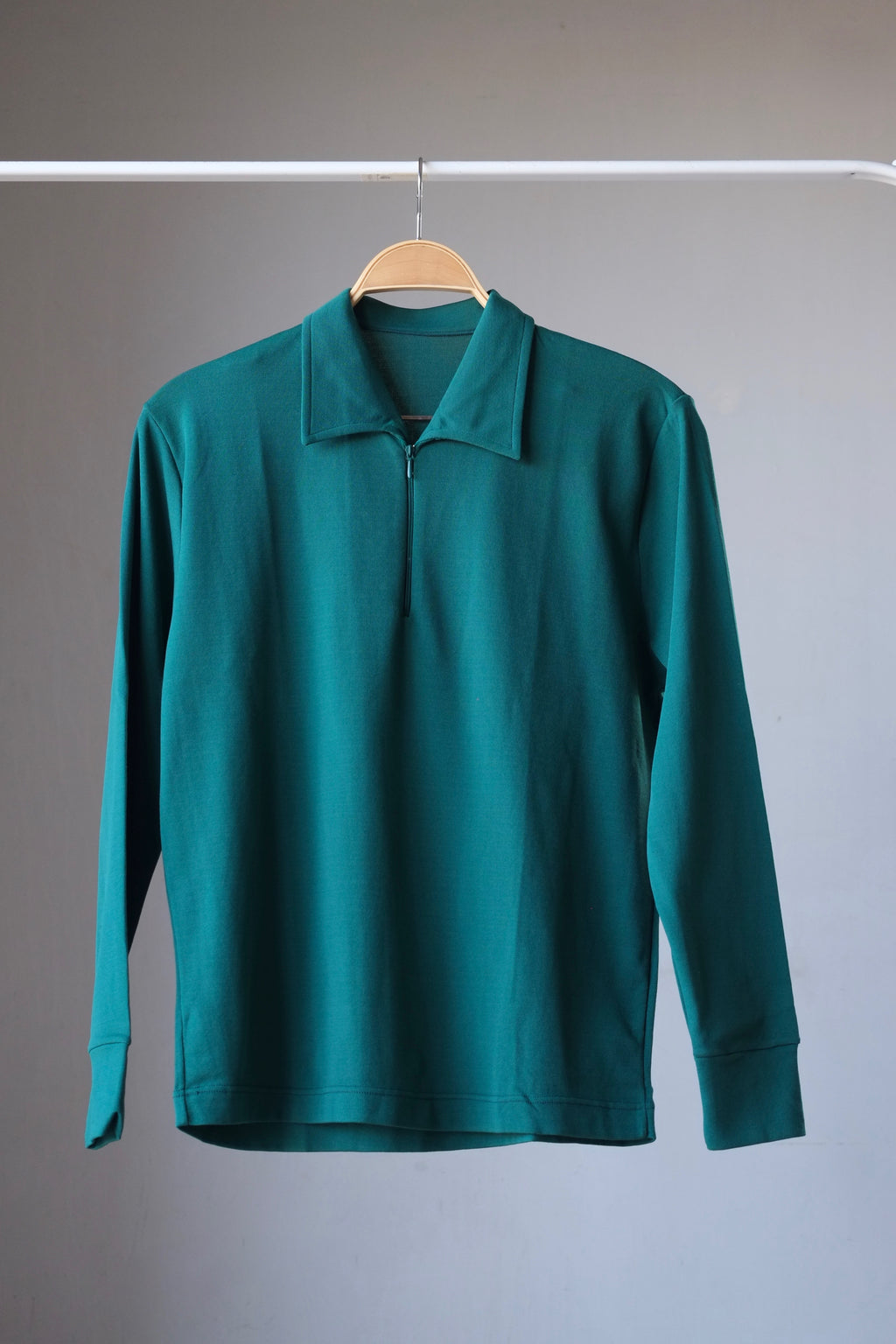 ZOFINA Long Sleeves 70s Polo Shirt