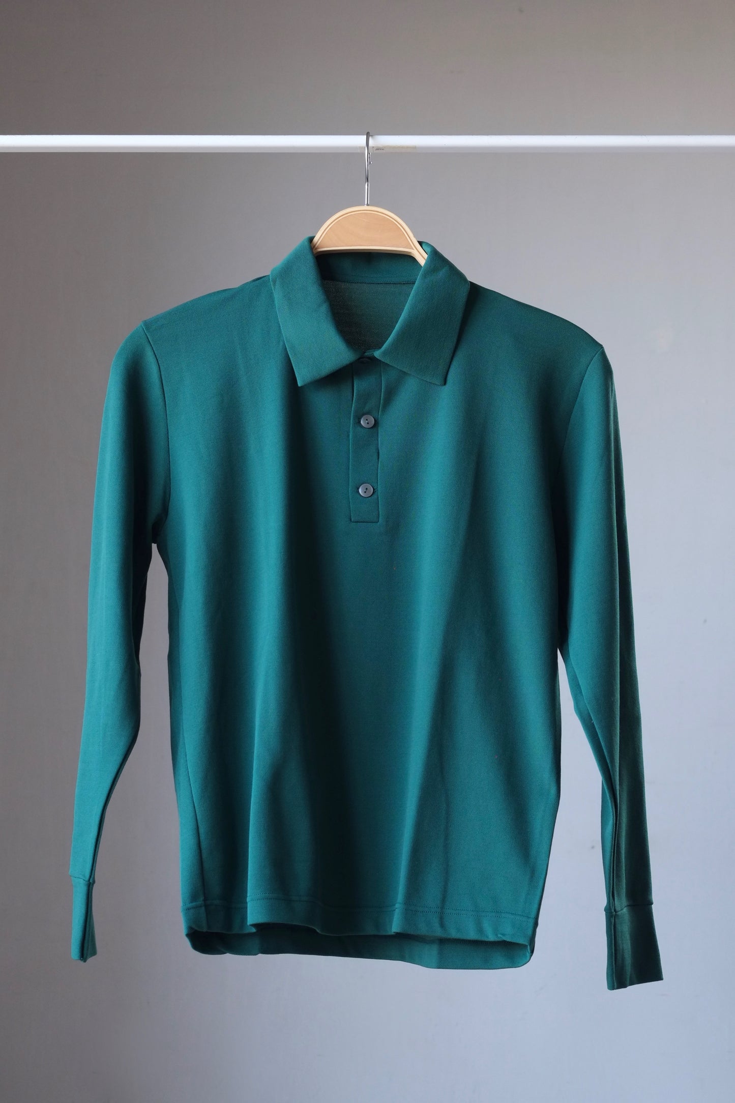 ZOFINA Long Sleeves 70s Polo Shirt