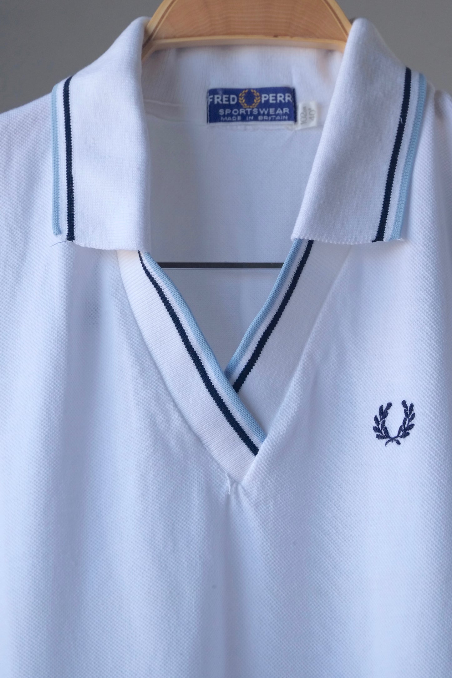 FRED PERRY 70's V-Neck Polo Shirt