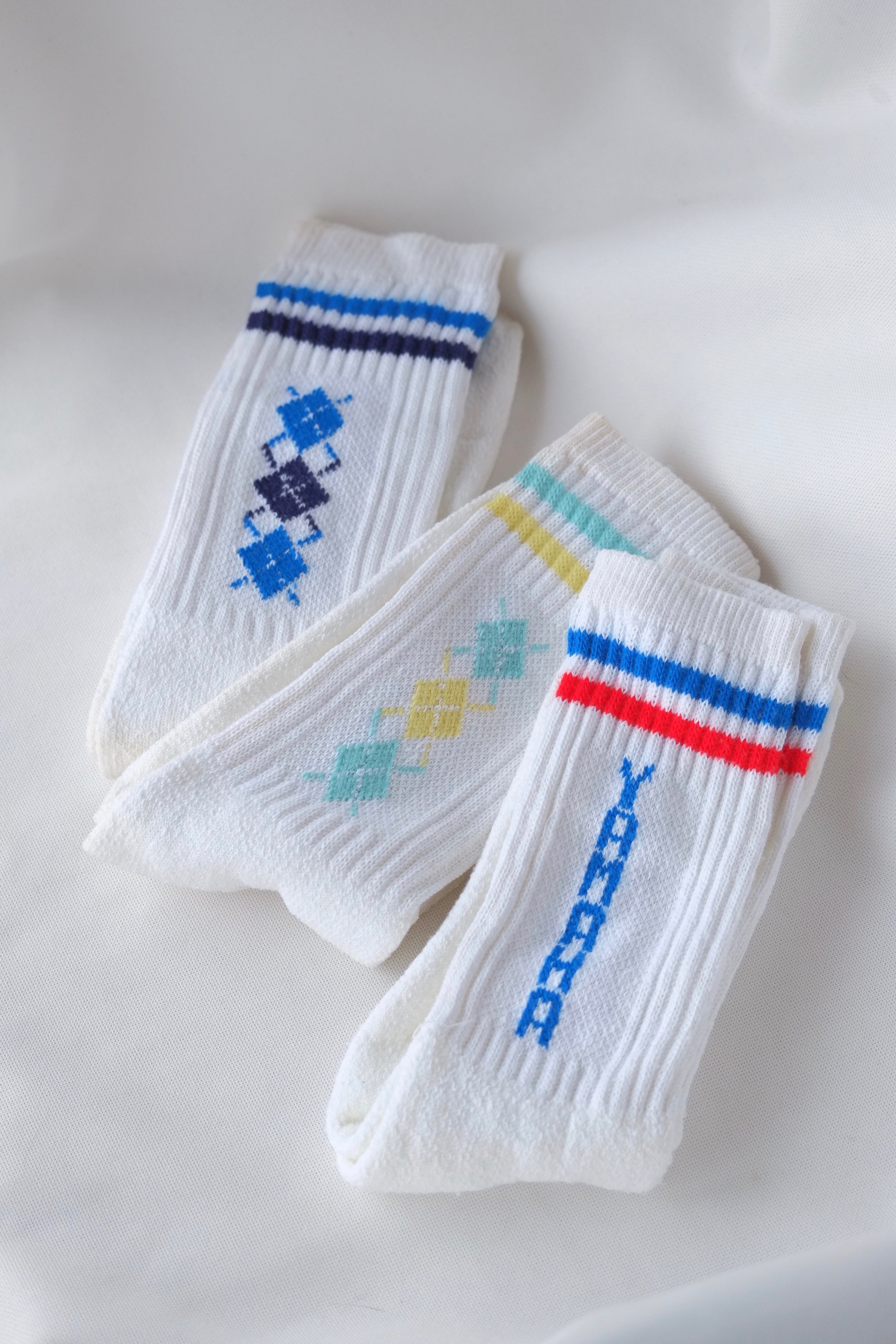 ROCKY Mid-Calf Cotton Argyle Socks