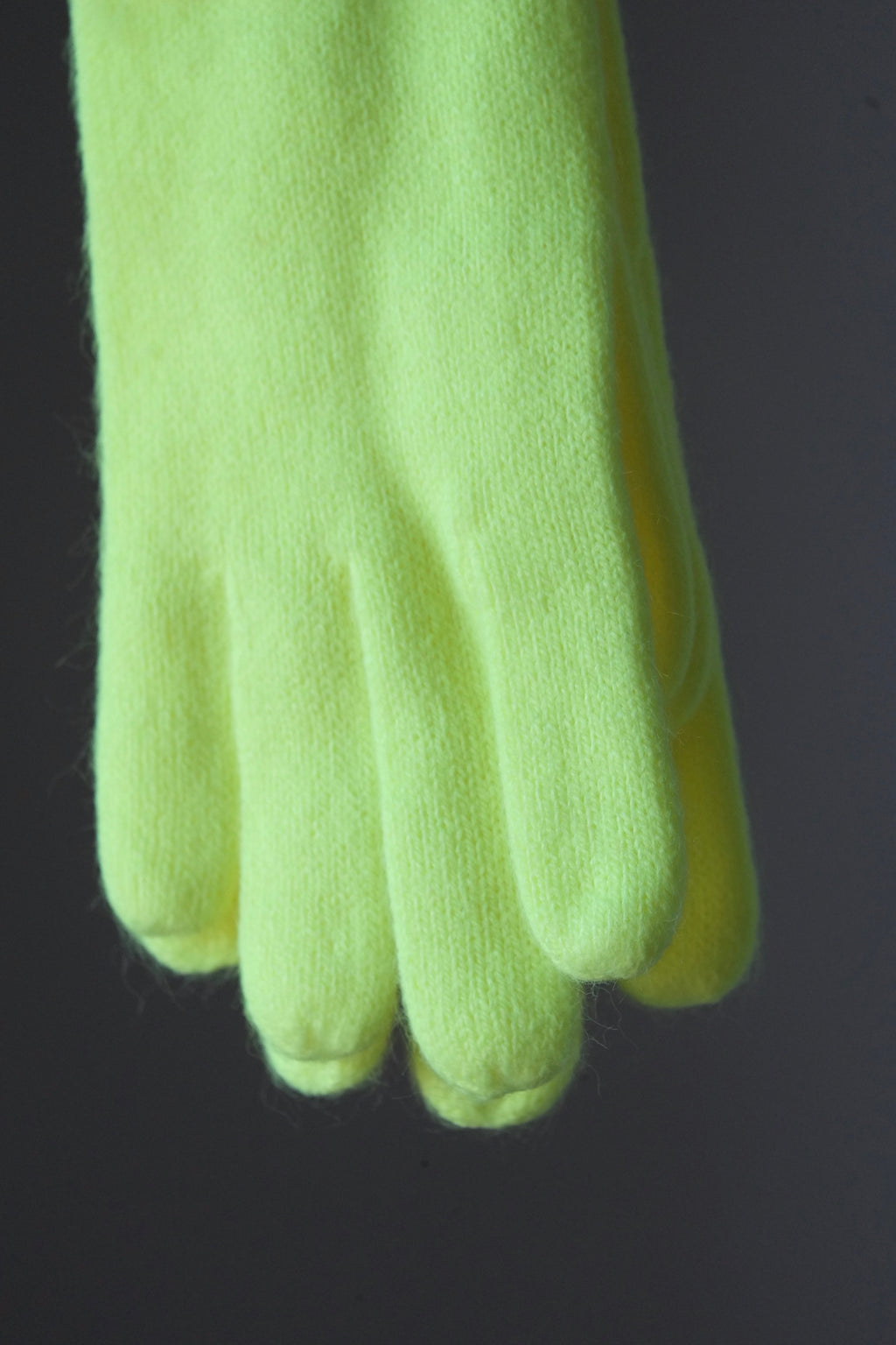 ERGEE Neon Yellow Soft Wool Gloves