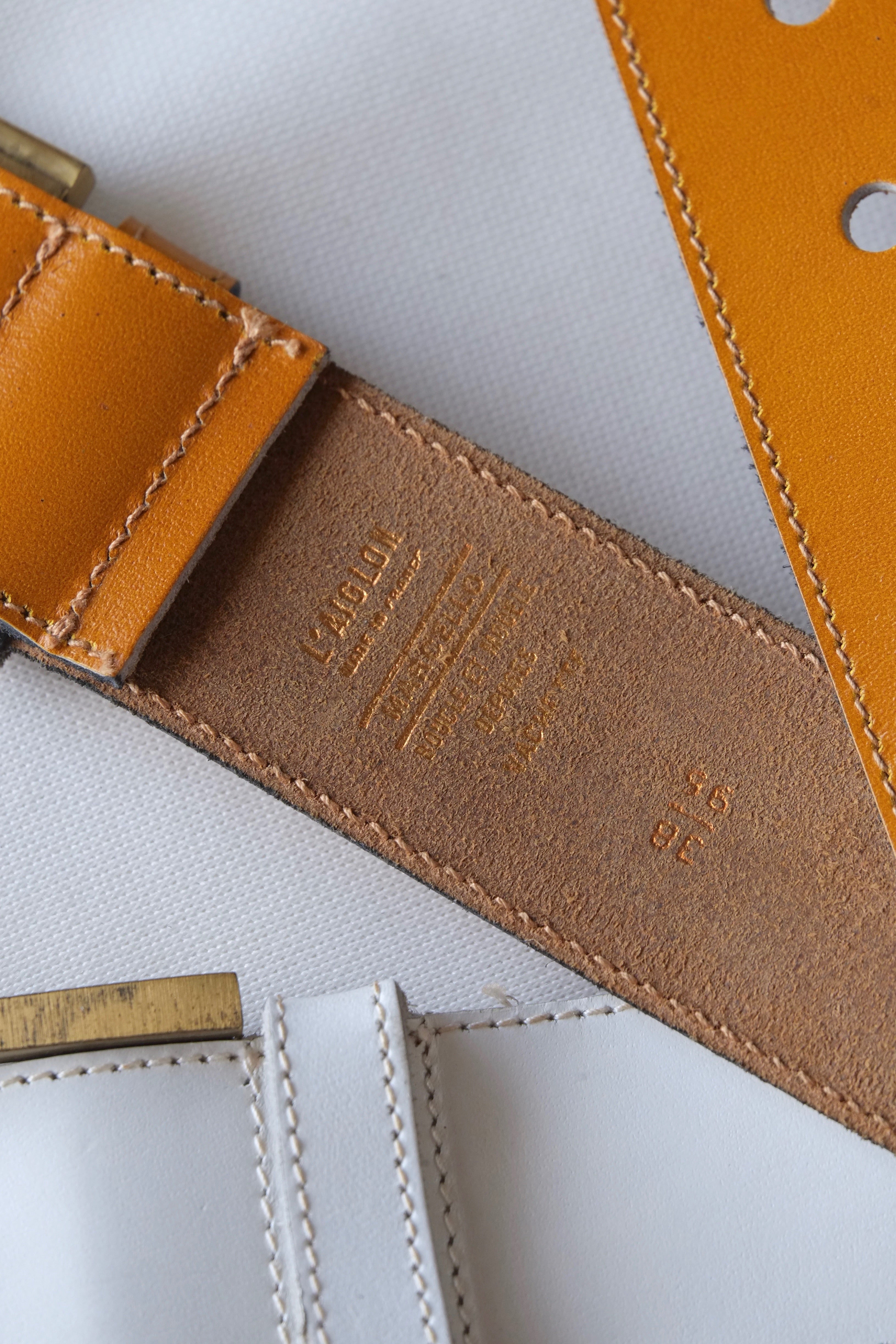 L'AIGLON Marcello Leather Belt